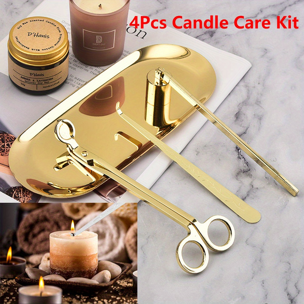 Candle Making Tools - 4 قطعة/المجموعة الفاخرة مجموعة العناية بالشموع