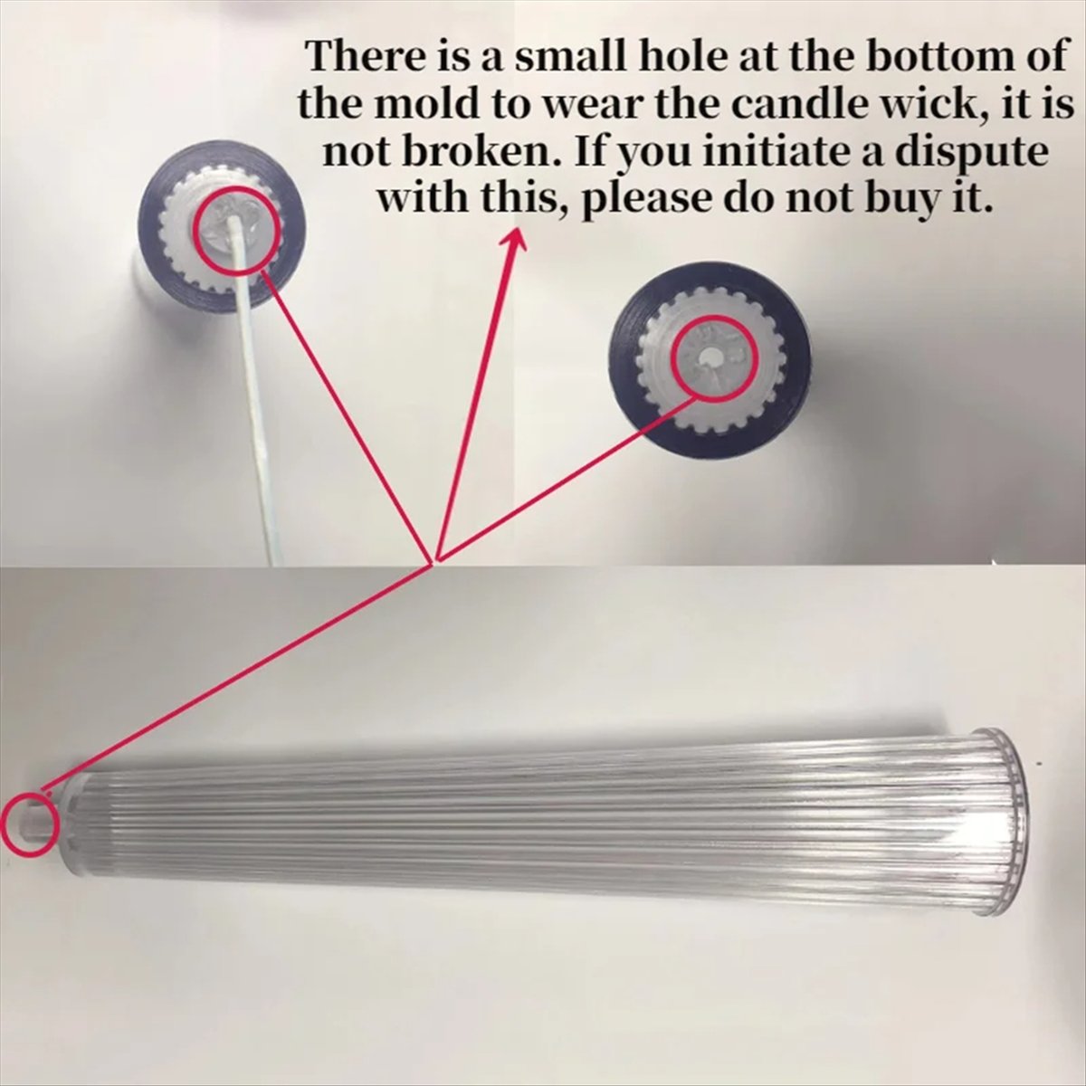 Candle Making Tools - *ABAB مخطط طويل القطب العمود الروائح