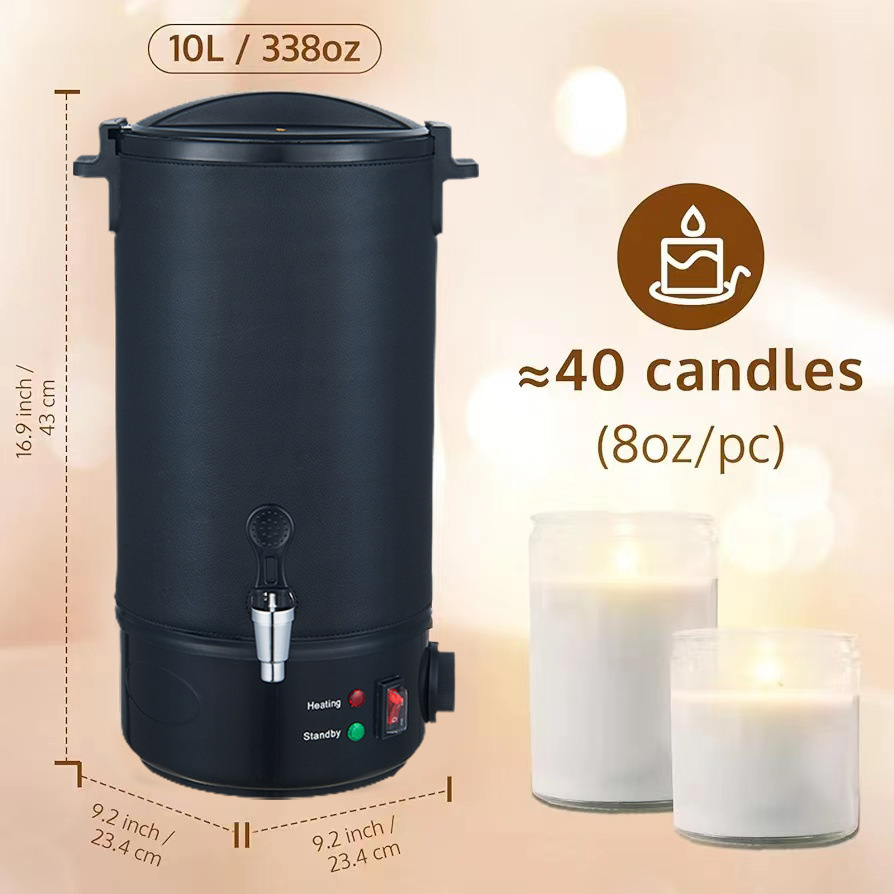 جهاز إذابة الشمع المنزلي 8 لتر - مراجعة Candle Making Machine وسعره