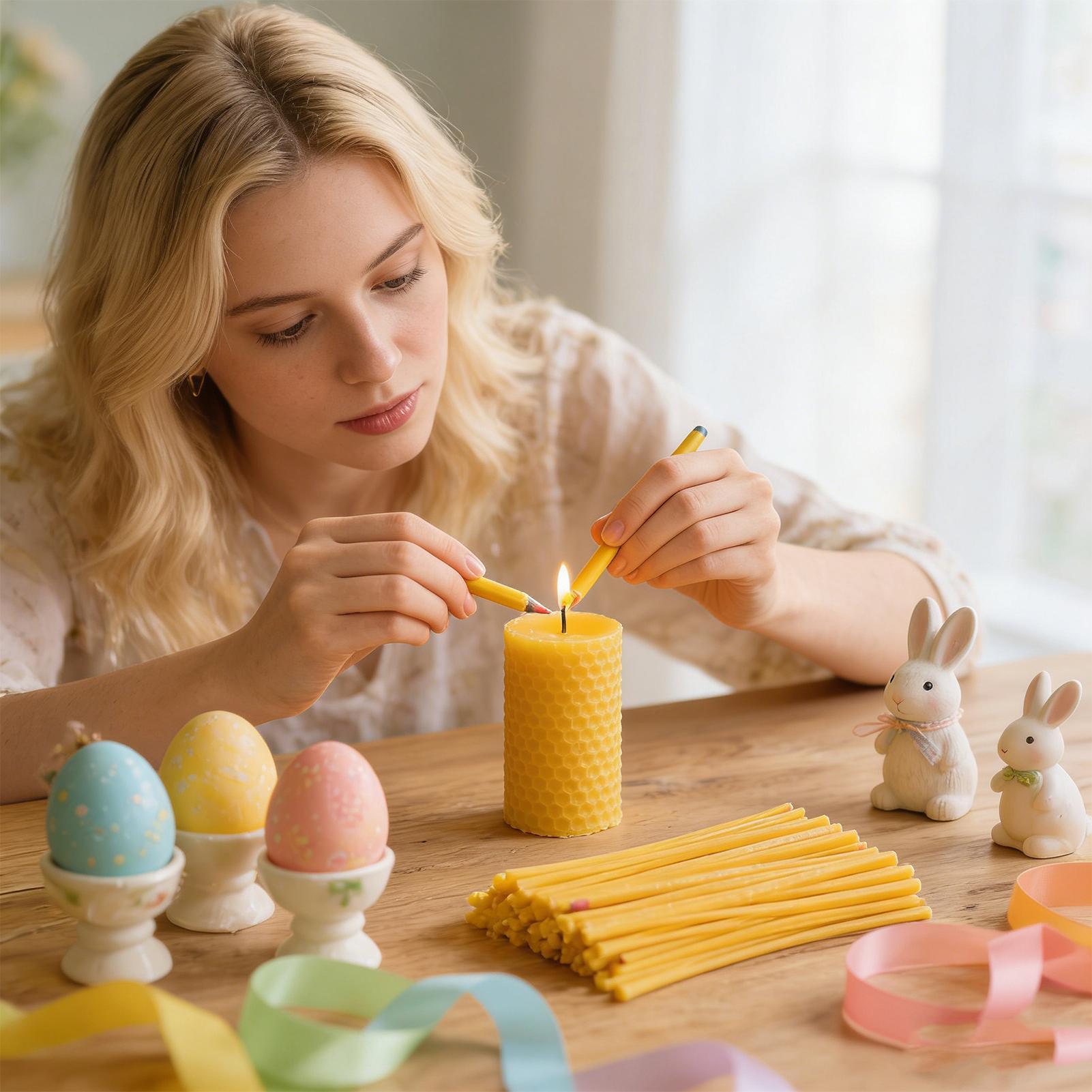 أعواد شمع العسل لتزيين البيض 1 - مراجعة Candle Making Tools وسعره