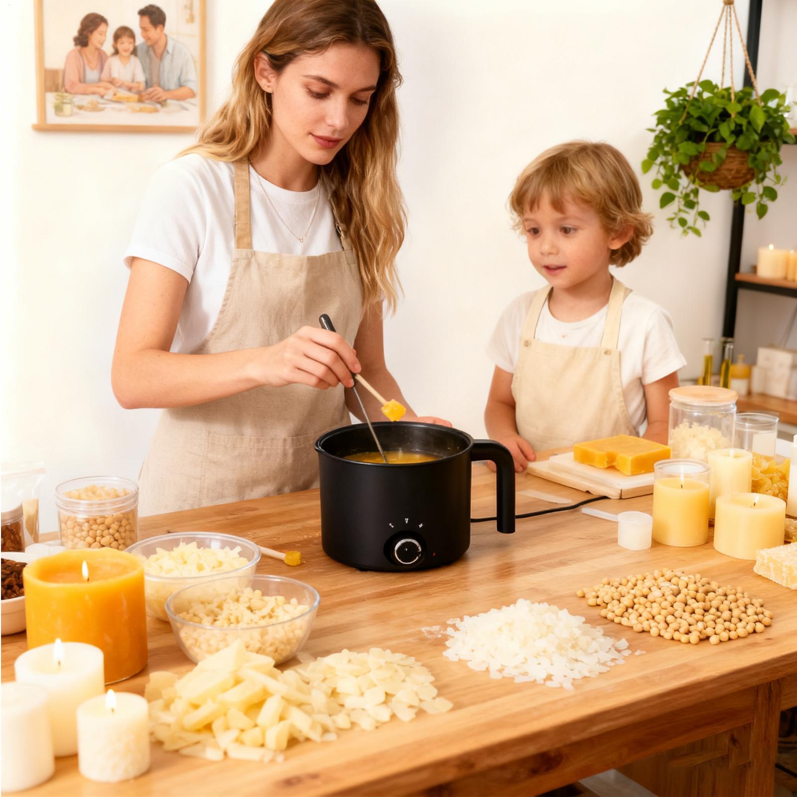 جهاز إذابة الشمع الكهربائي سعة - مراجعة Candle Making Machine وسعره